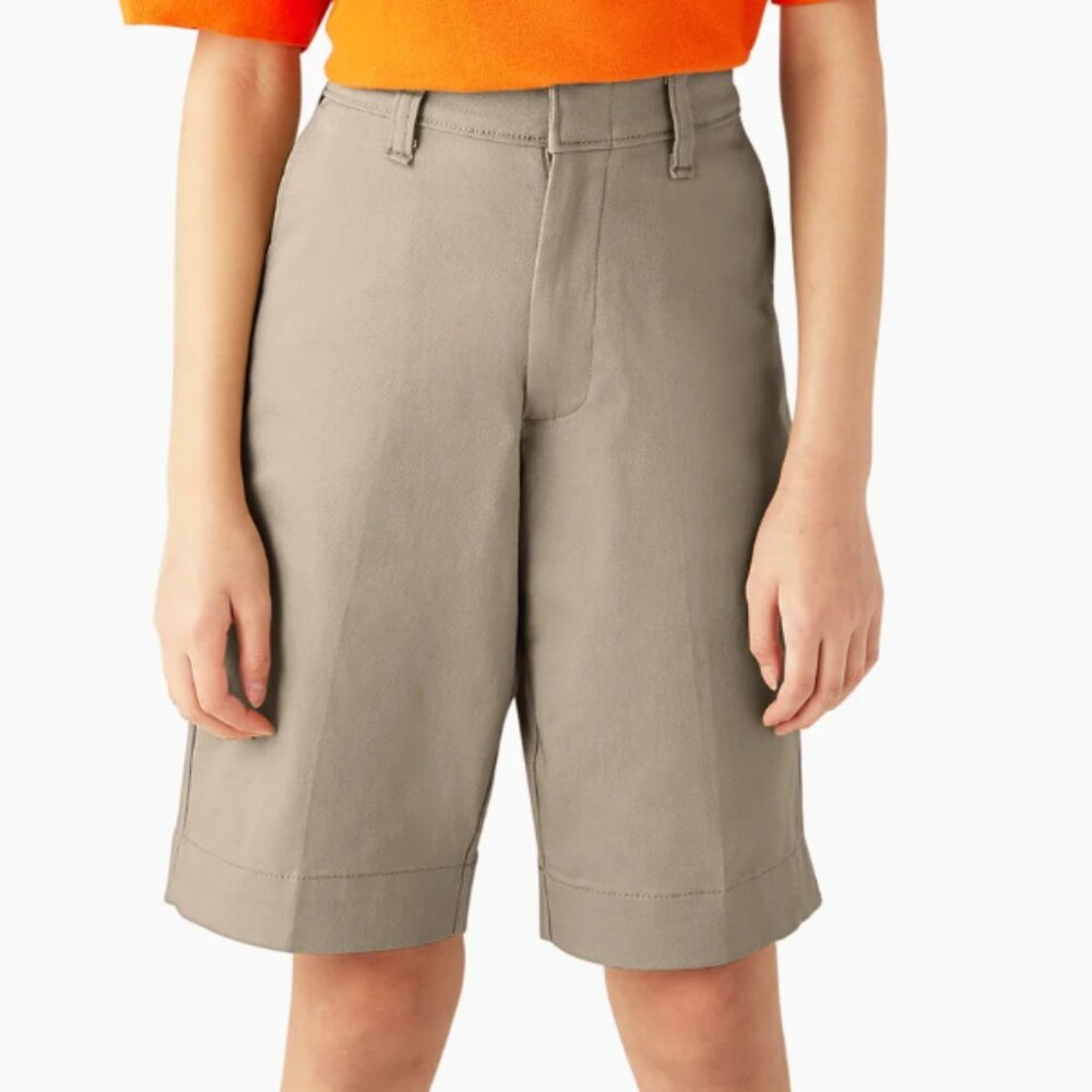 Women's Classic Fit Bermuda Shorts, KR5514, Khaki